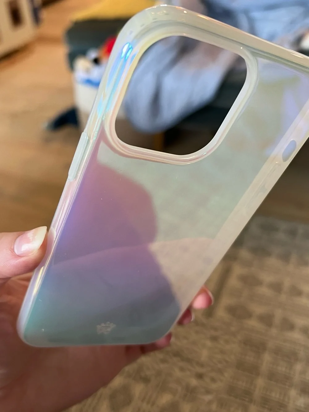 Velvet Caviar White Opal iPhone 13 Pro Max Case