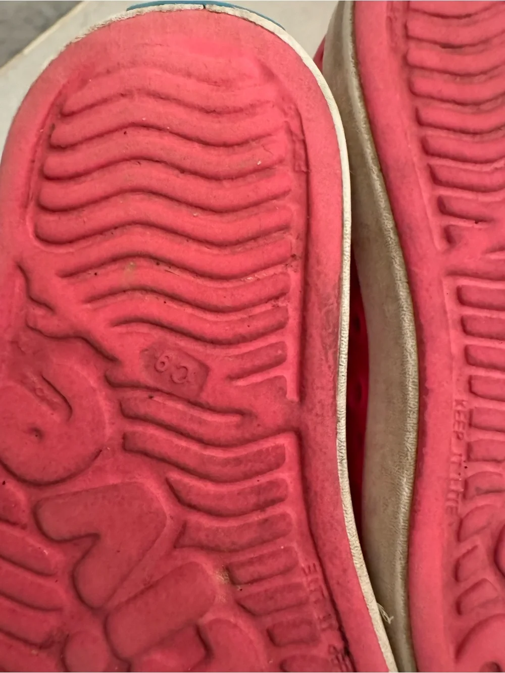 Native Shoes lightweight red