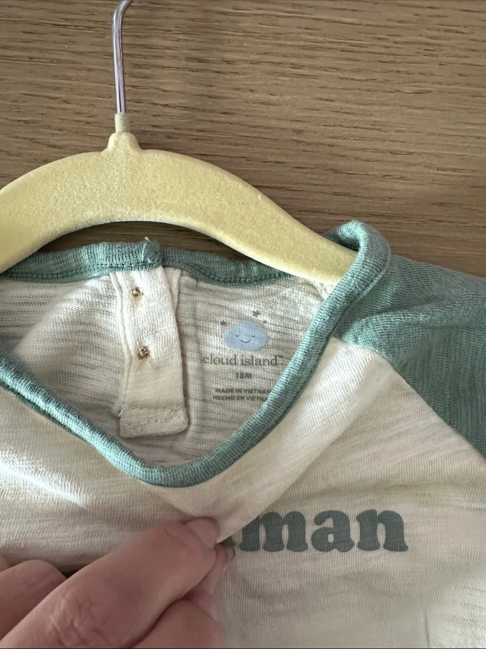 cloud island toddler raglan