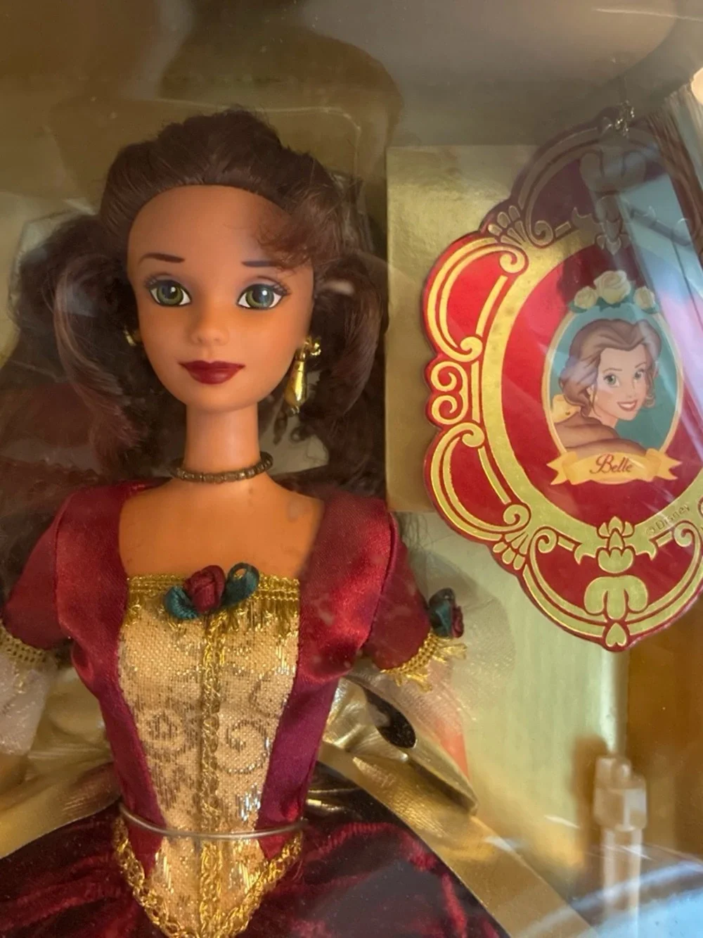 Disney red doll packaging