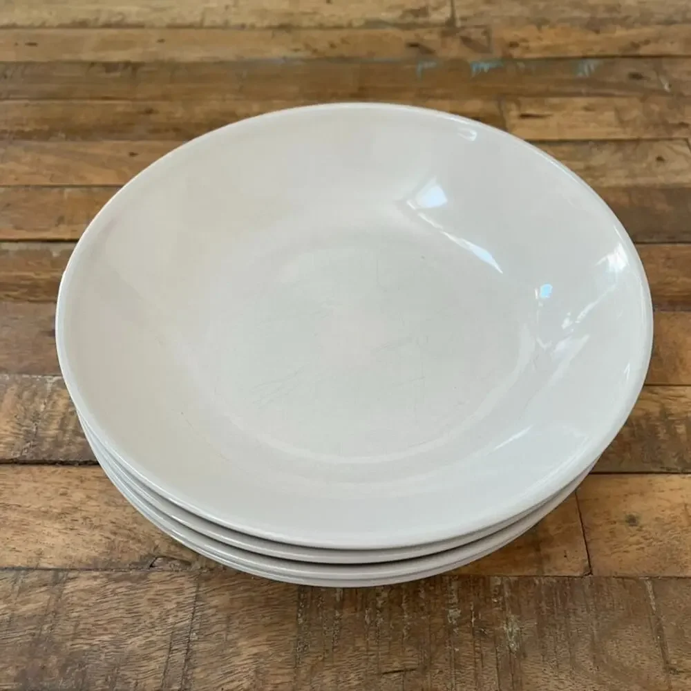 IKEA Off White Porcelain Serving Bowls 9