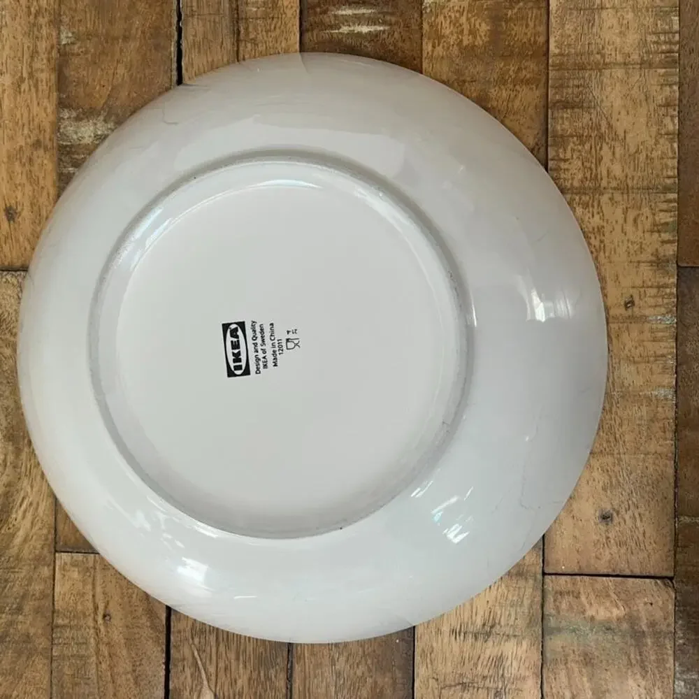 IKEA white porcelain