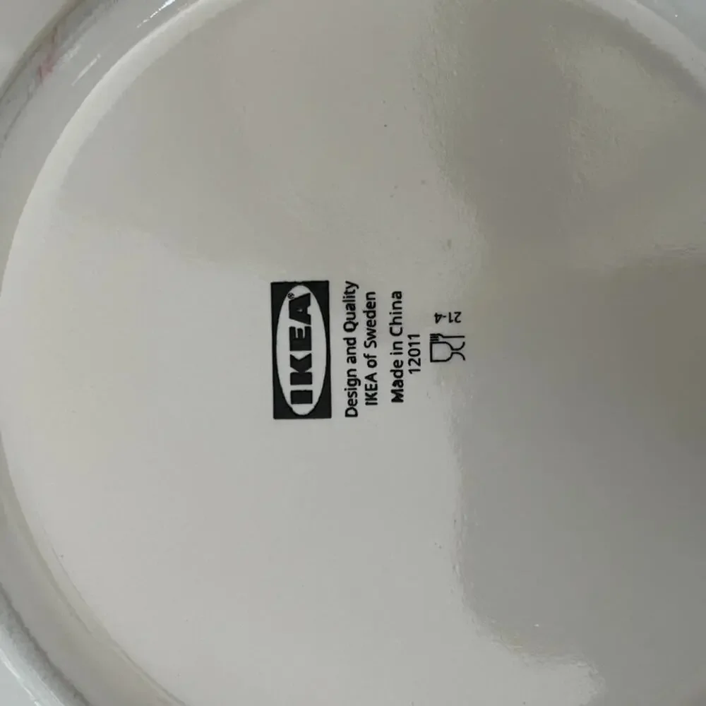 IKEA white porcelain