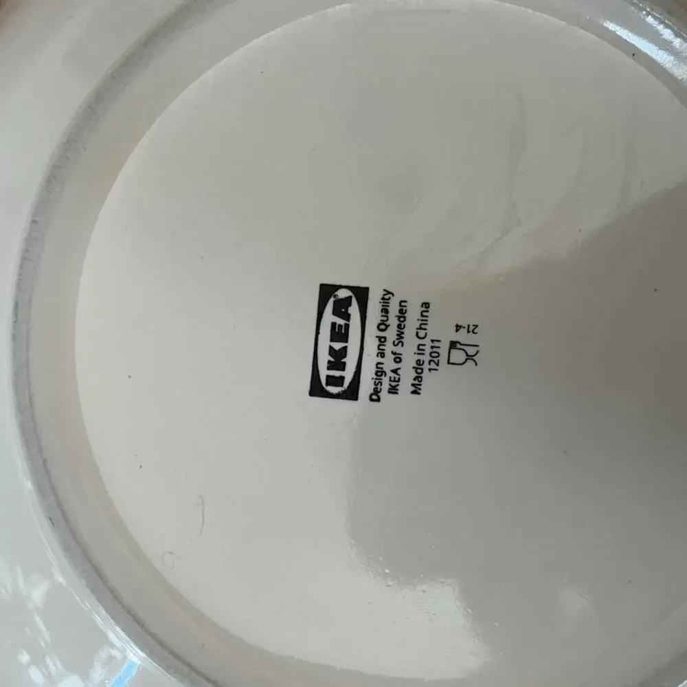 IKEA white porcelain