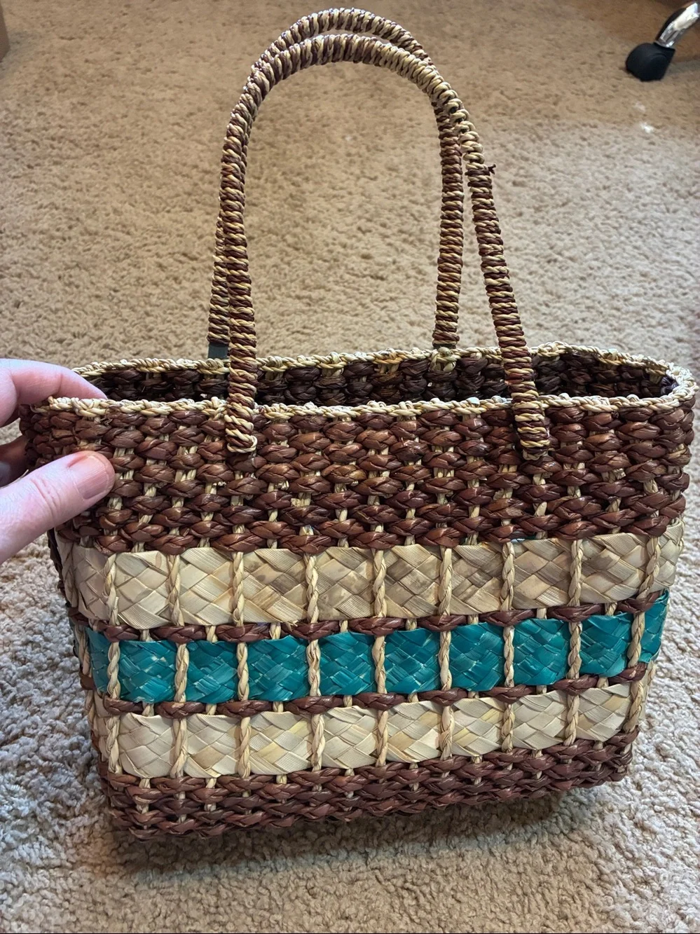 N/A handwoven straw