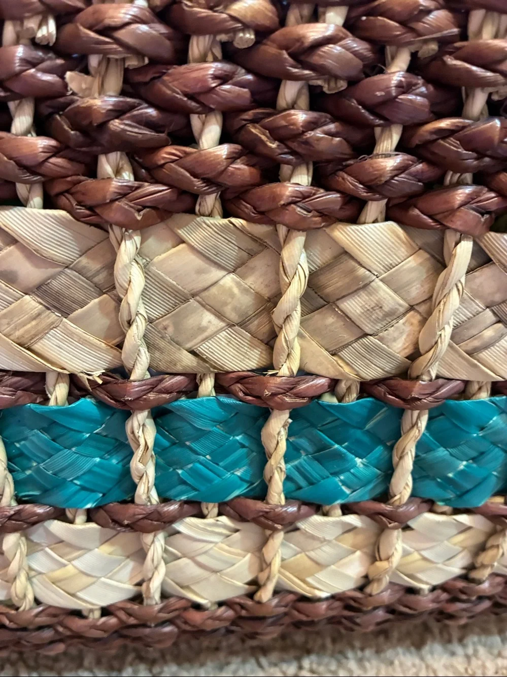 N/A handwoven straw