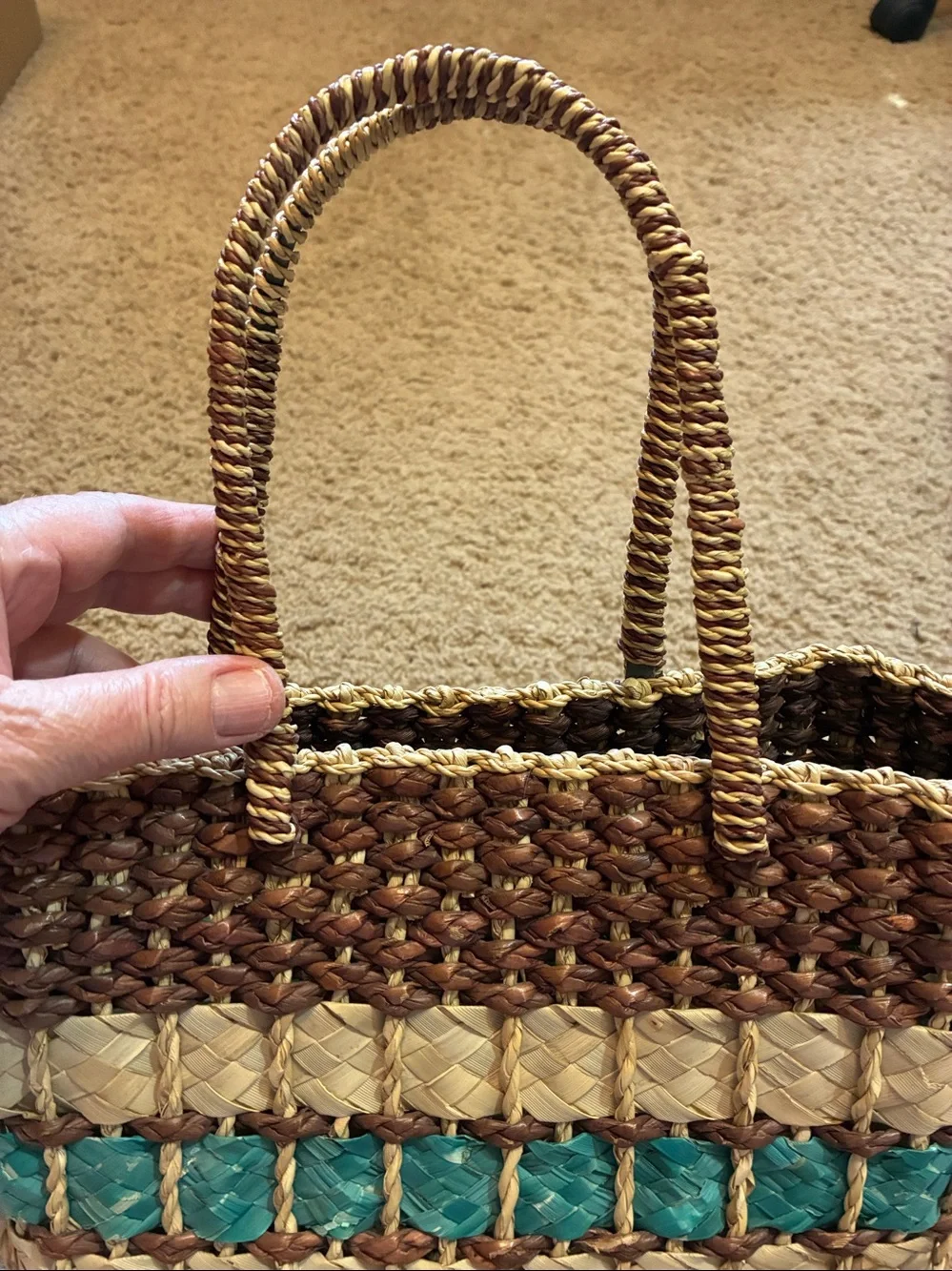 N/A handwoven straw