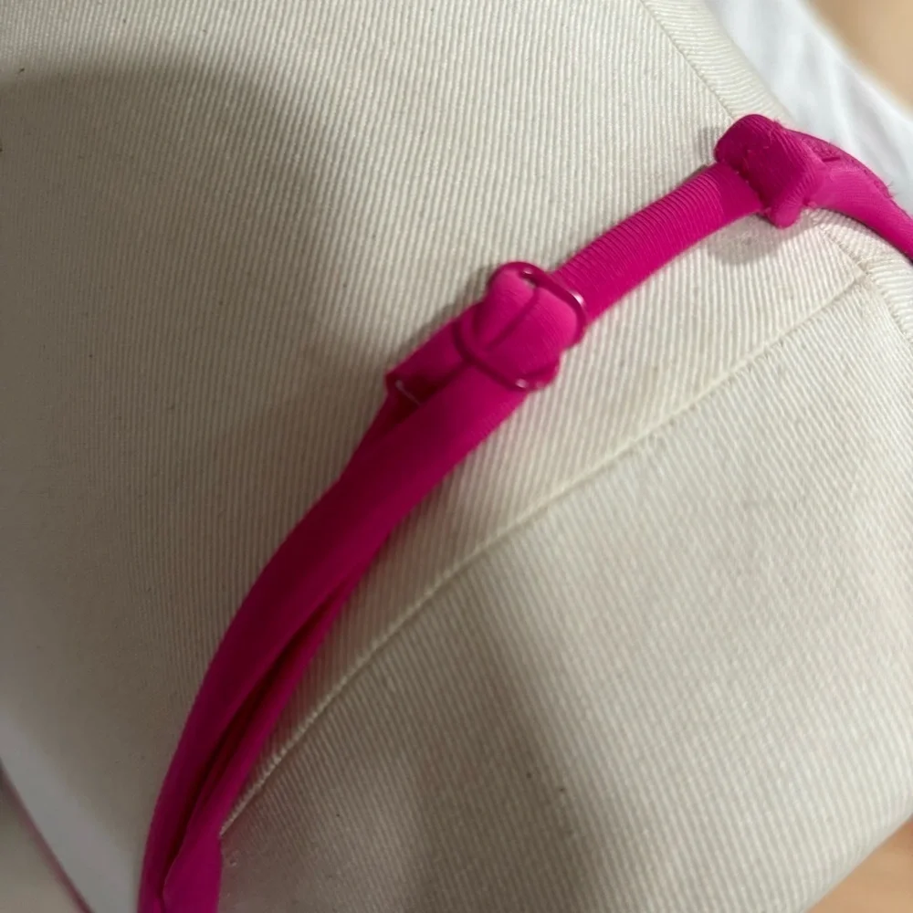 J.Crew Women’s Pink One‎ Piece Plunge Swimsuit