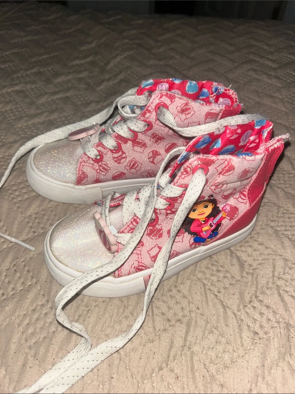 Kids Gabby Dollhouse High-Top Sneakers