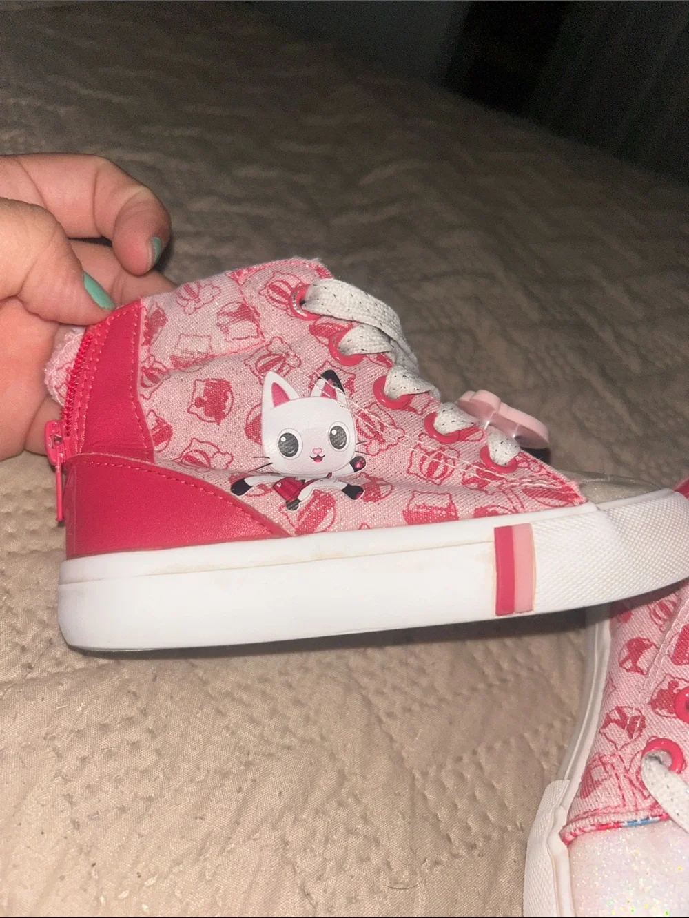 Kids Gabby Dollhouse High-Top Sneakers