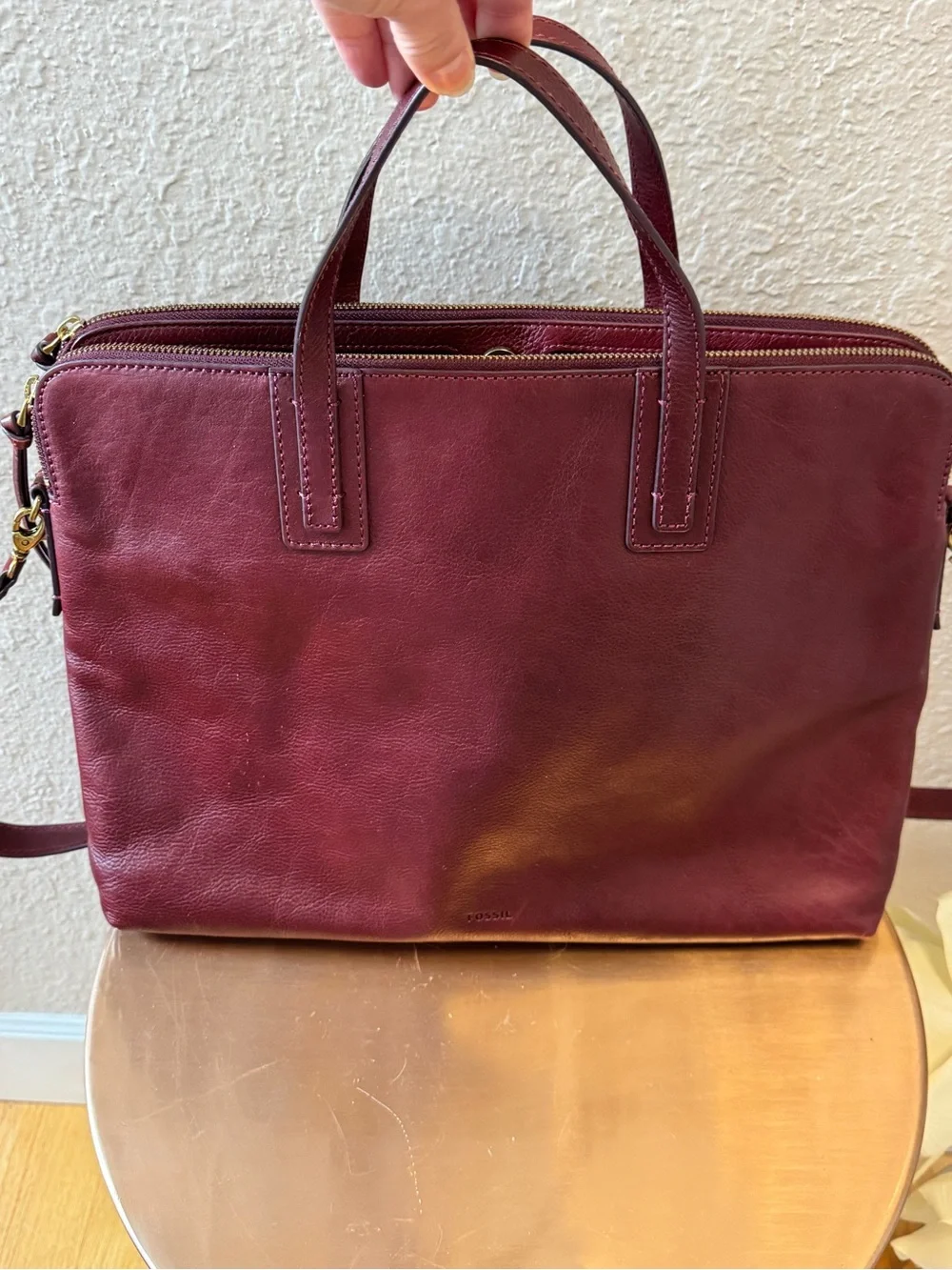 Fossil sophisticated burgundy