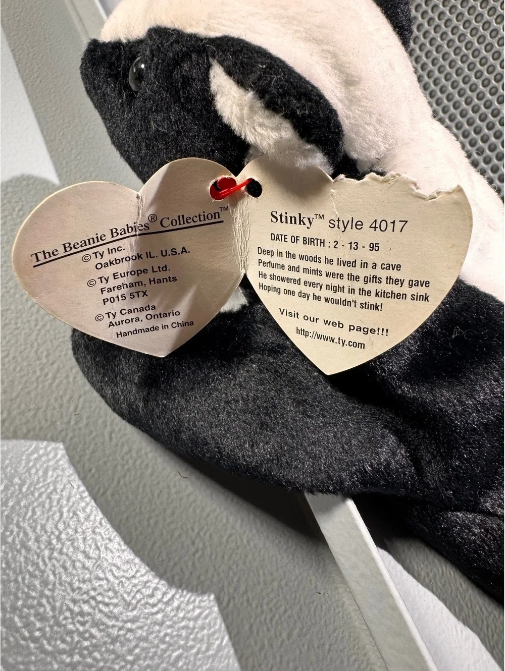 TY Beanie Baby Stinky