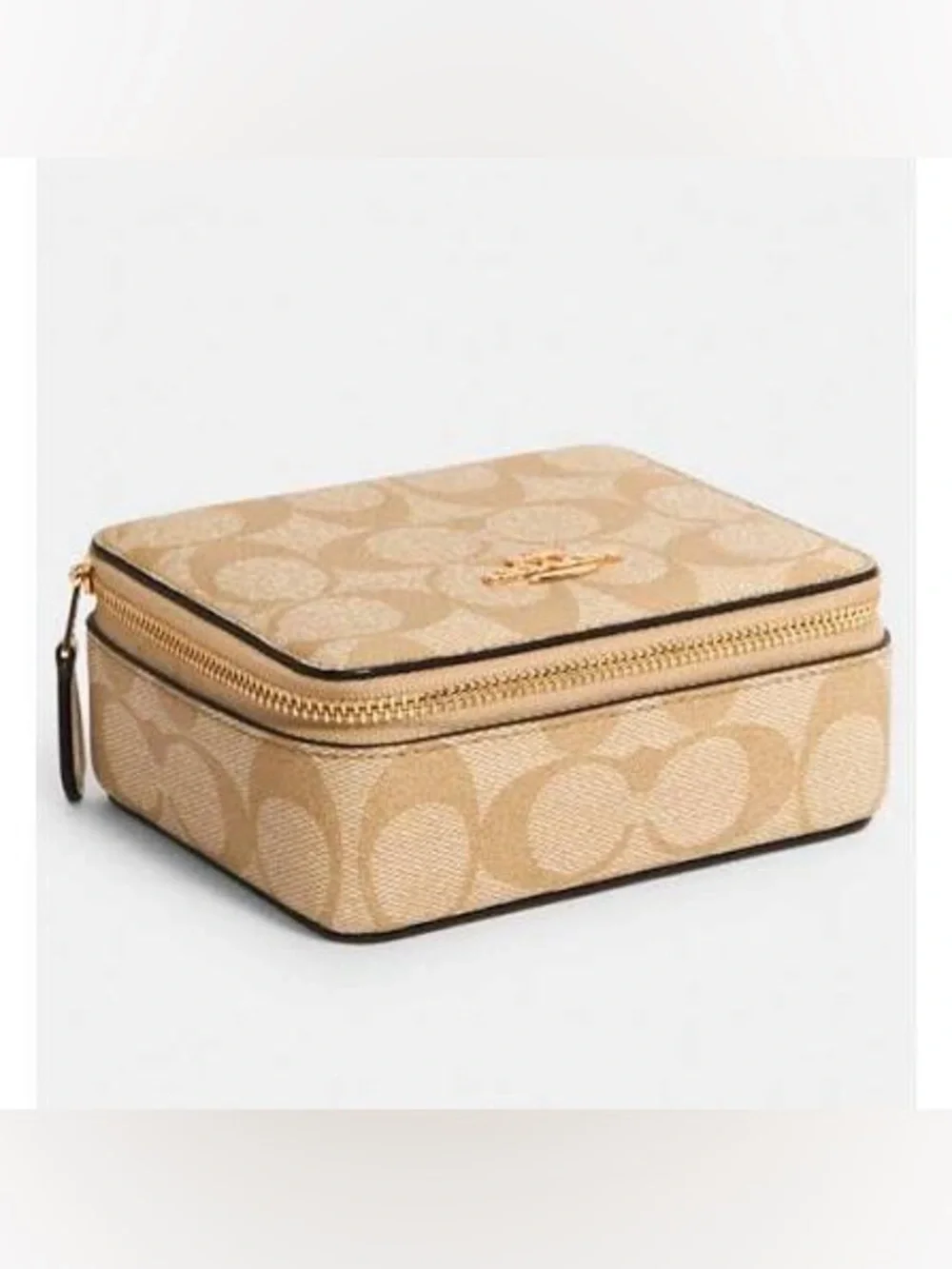 Coach - Jewelry Box (IM/Light Khaki/ Chalk)