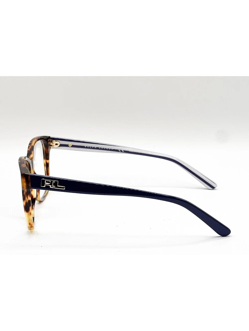 Ralph Lauren RL 6120 5351 RL6120 Blue White Brown Tortoise Eyeglass Frames 54-16