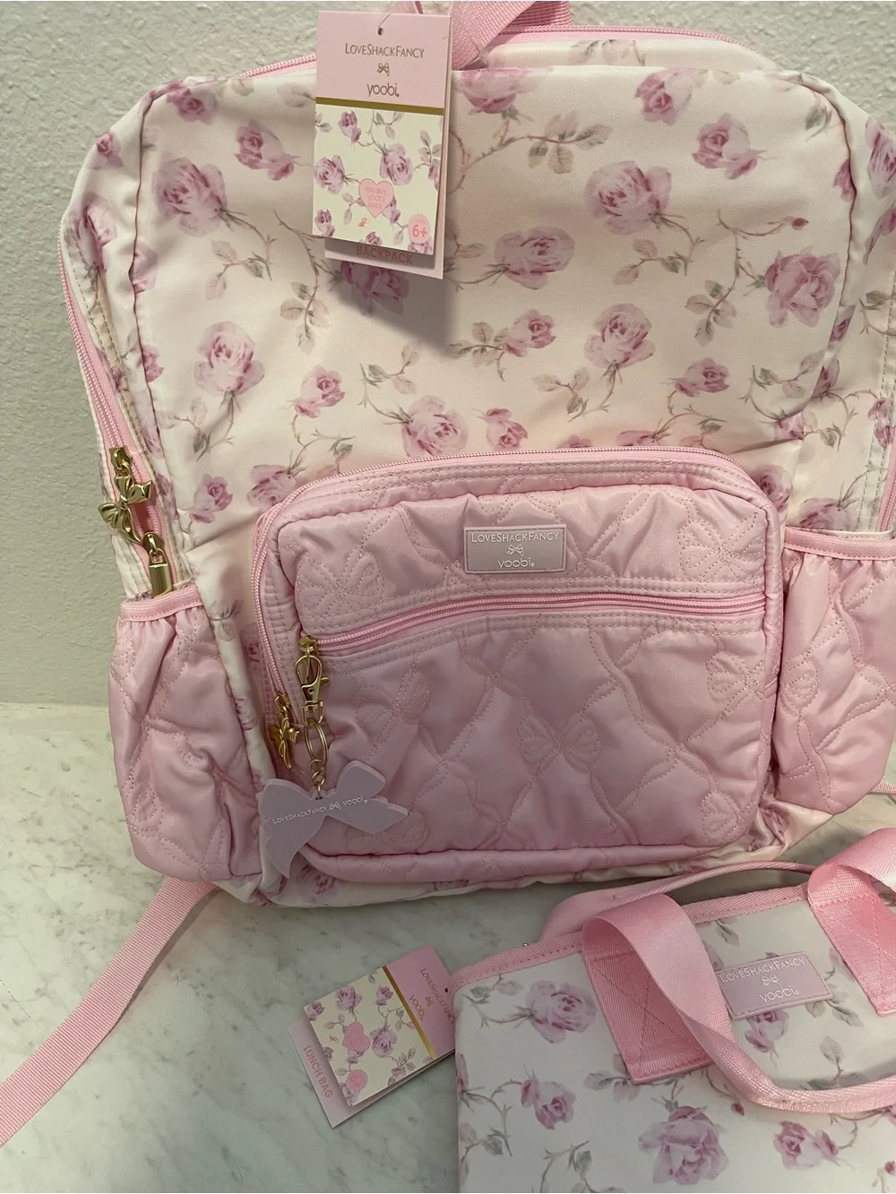 LoveShackFancy x Target Backpack and Lunch Bag