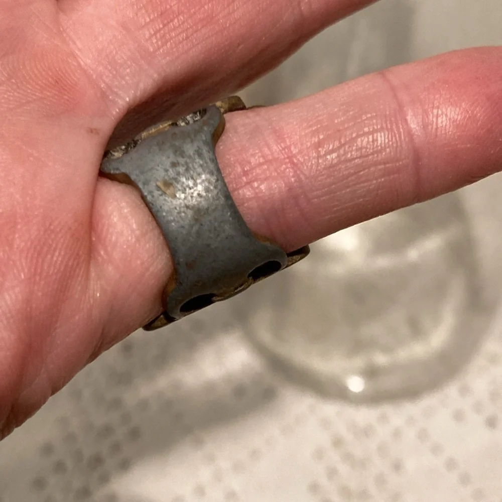 Hand Crafted agates brass