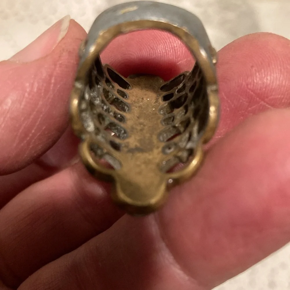 Hand Crafted agates brass
