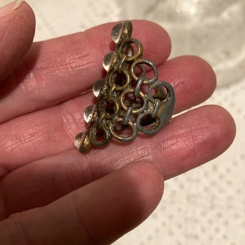 Hand Crafted agates brass