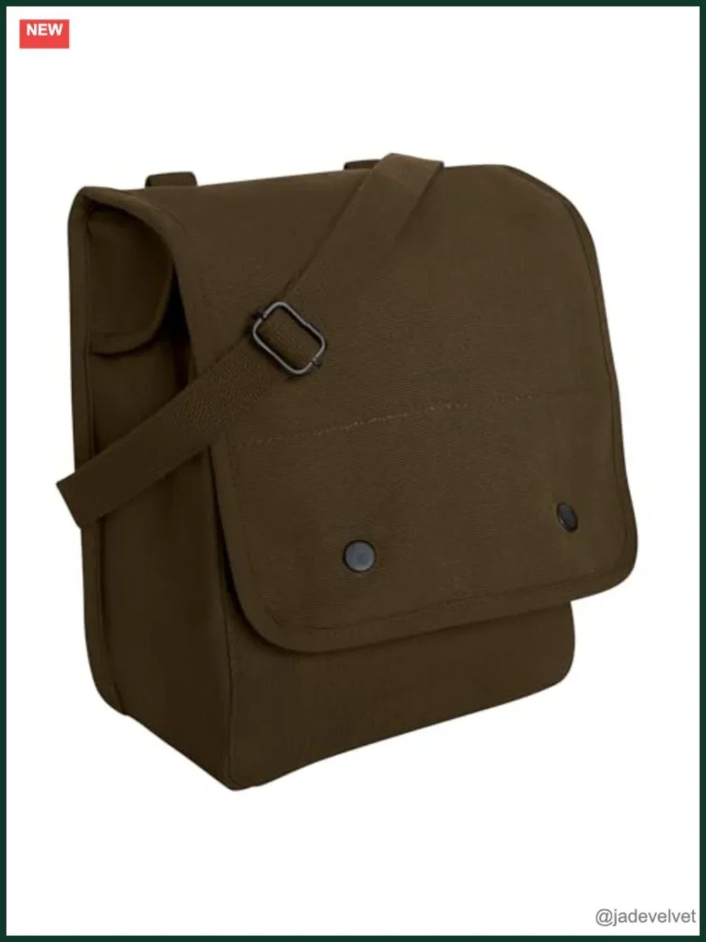Canvas Map Case Shoulder Bag - Rugged Crossbody EDC Utility Storage