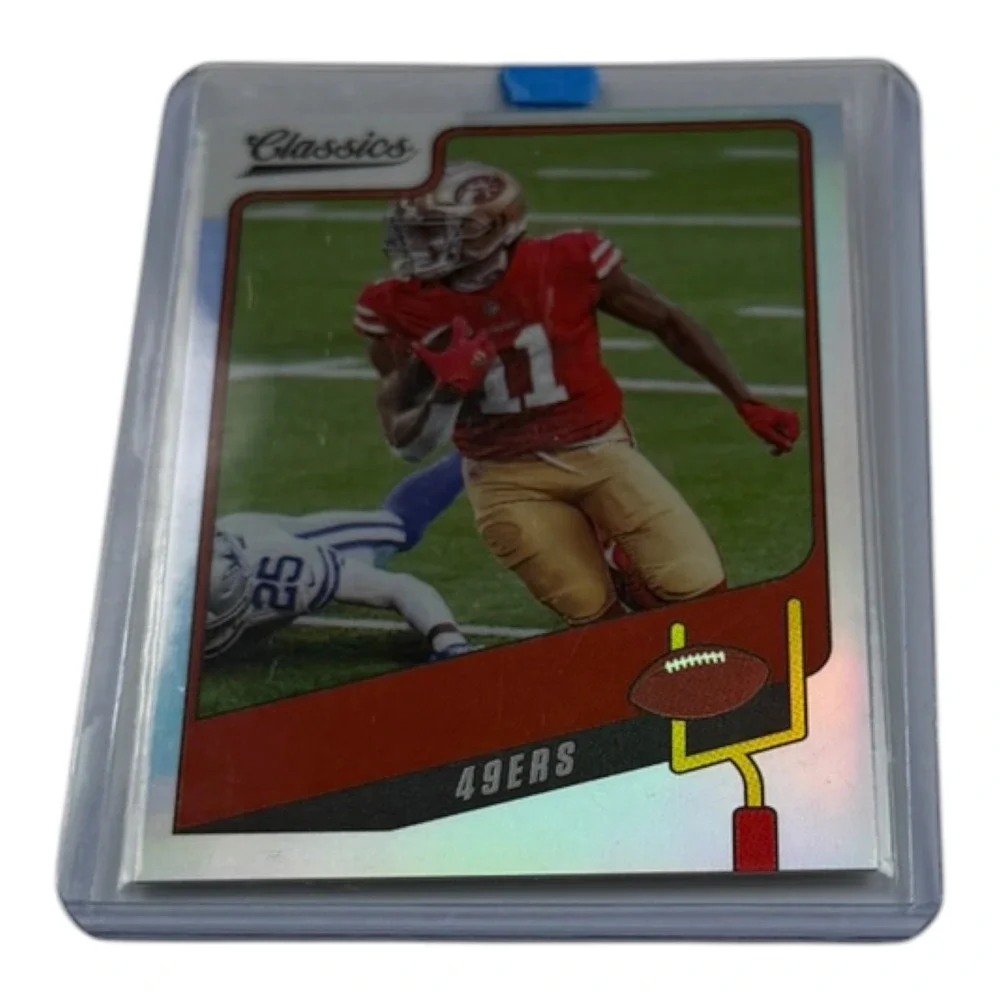 2021 Panini Classics Brandon Aiyuk 49ers Silver Parallel Card 05/10 Short Print