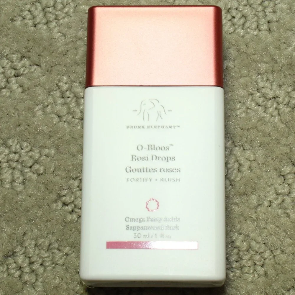 Drunk Elephant O-Bloos Rosi Drops Fortify+Blush 1 fl oz  Full Size NIB