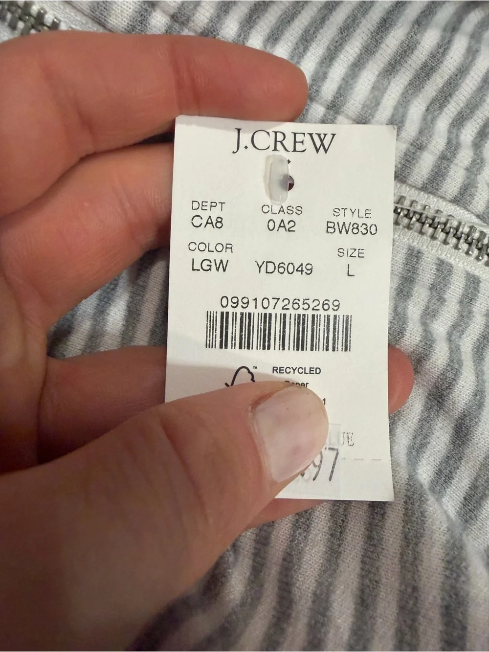 J. Crew loose fit