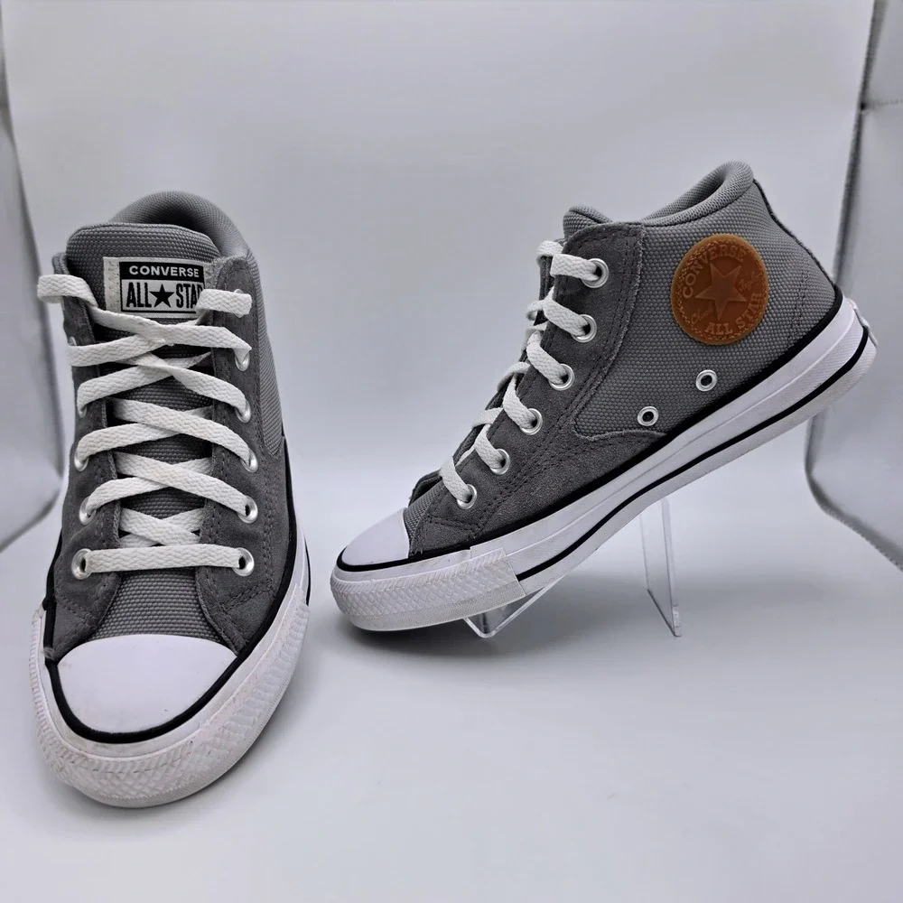 Converse All Star Madison Sneaker Mens 5 Womens 7 Grey Excellent Mid Top A09499C