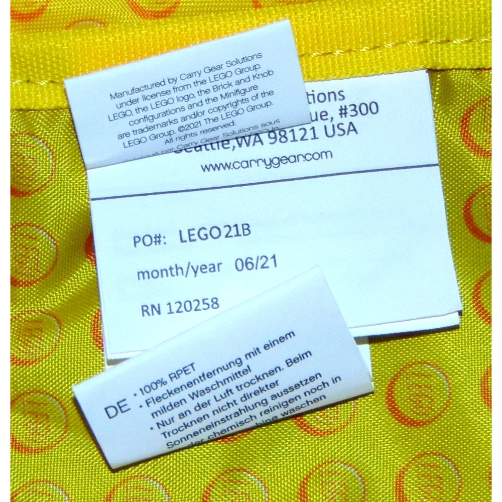 Lego retired tote