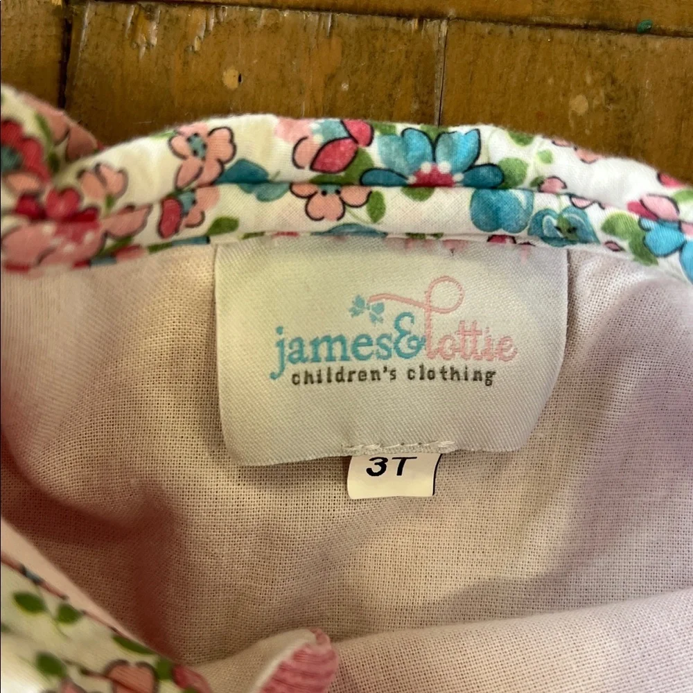 james and lottie pink checkered