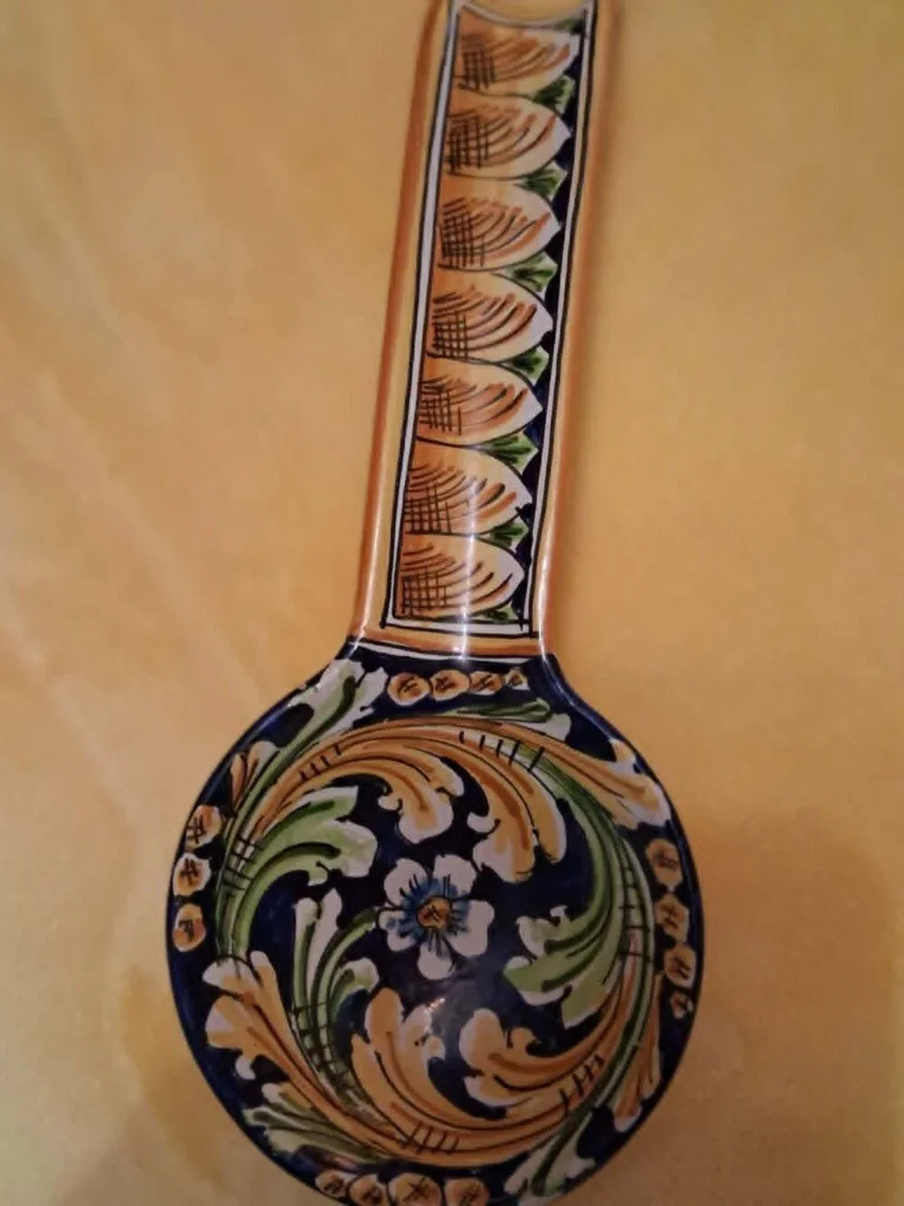 Italian Pottery-Spoon Rest