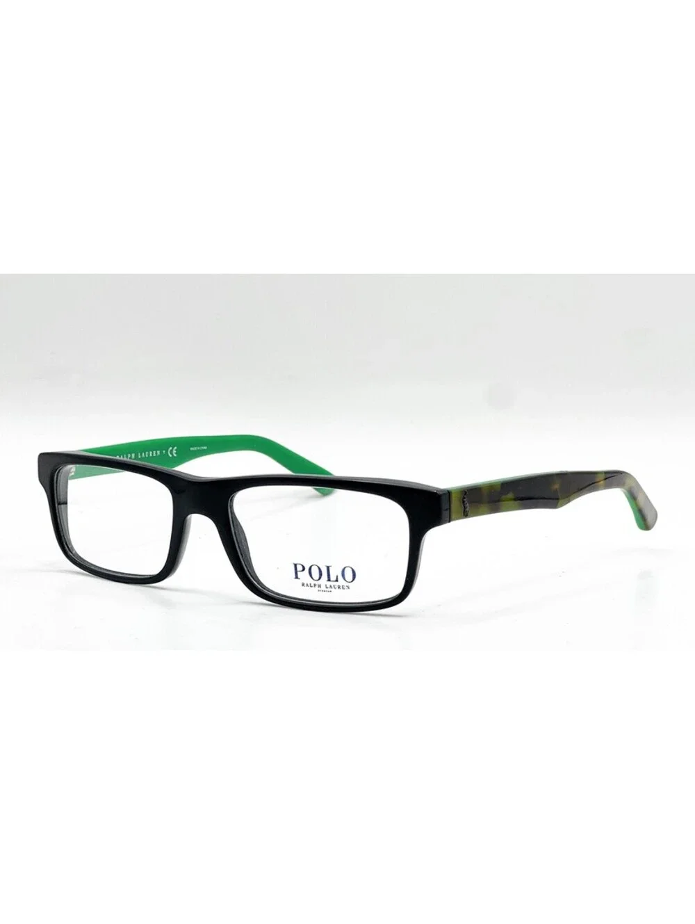 Polo Ralph Lauren PH 2140 5559 Vintage Black Rectangle Eyeglass Frames 54-18-145