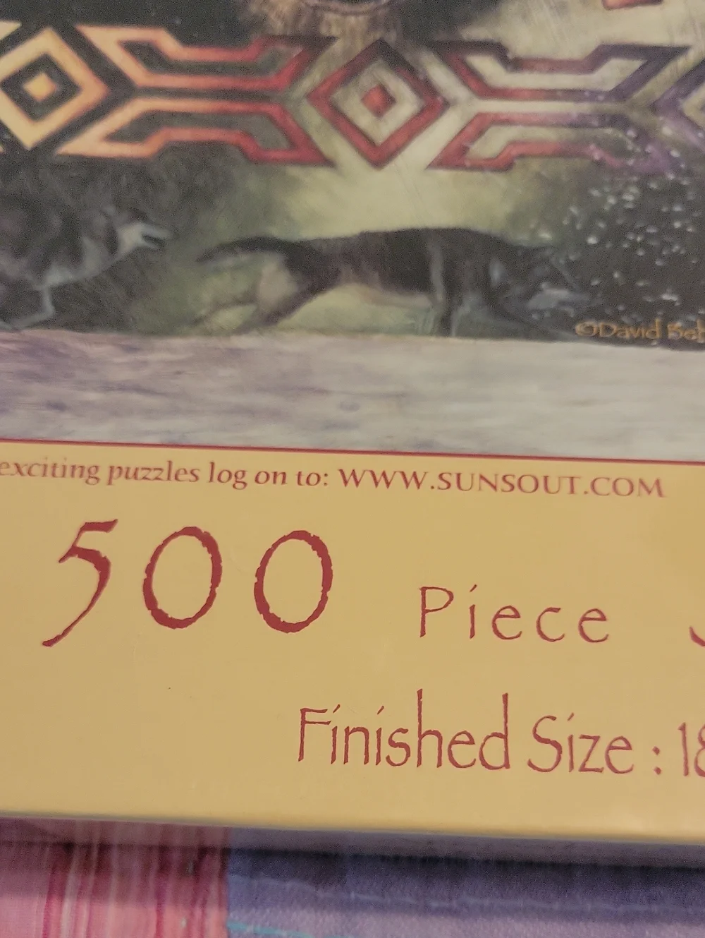 Arapaho Moon Wolf Puzzle And Moonlight Mates Wolf Puzzle