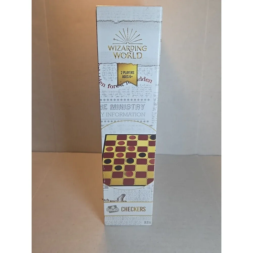 NEW Harry Potter Checkers Interlocking Wizarding World Warner Bros Ages 6+ NIB