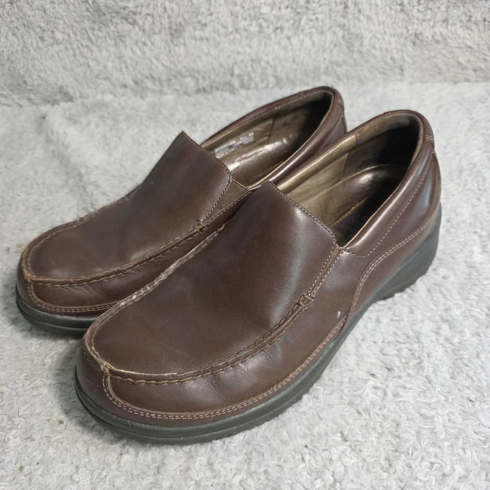 Dansko Slip On Loafers Brown Leather Work Shoes Mens EU 46 US‎ 12.5-13 EXC