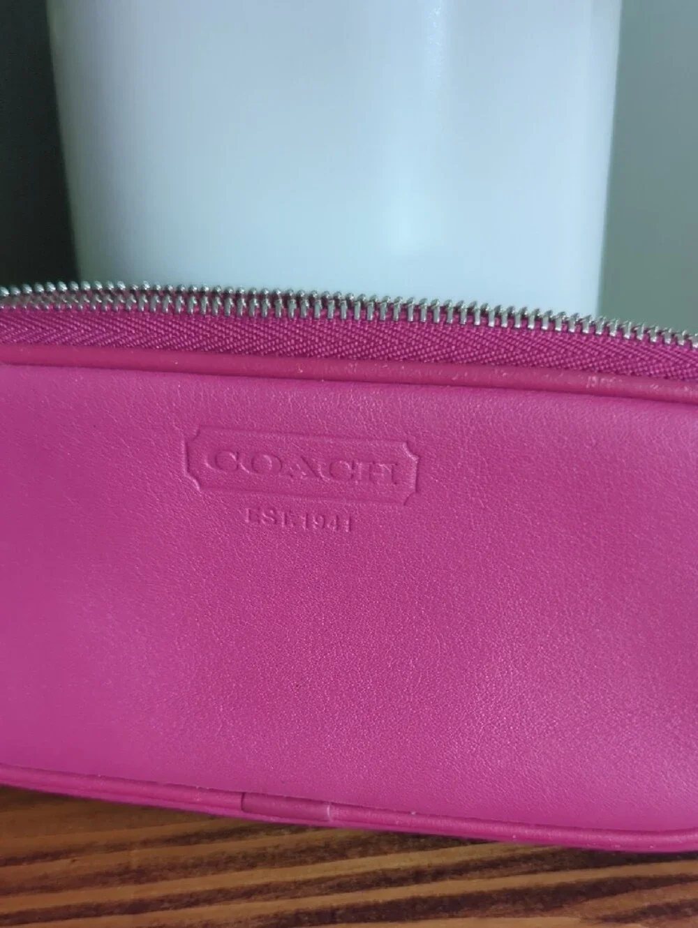 Coach sleek leather