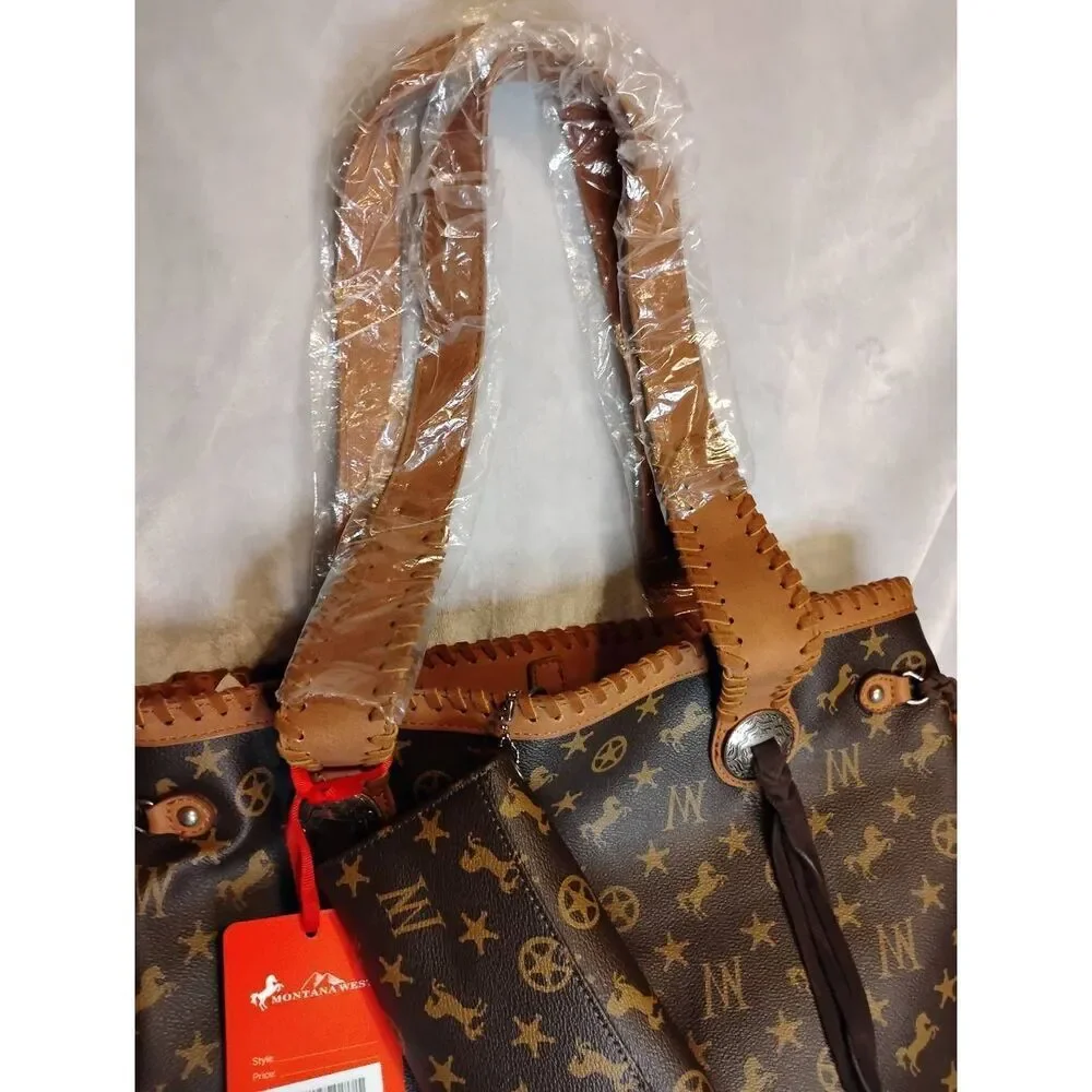 New Montana West Tote with Wallet
