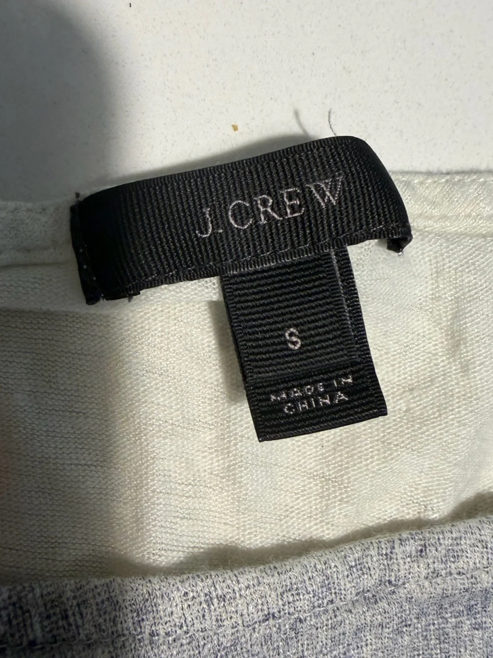 J. Crew light cream