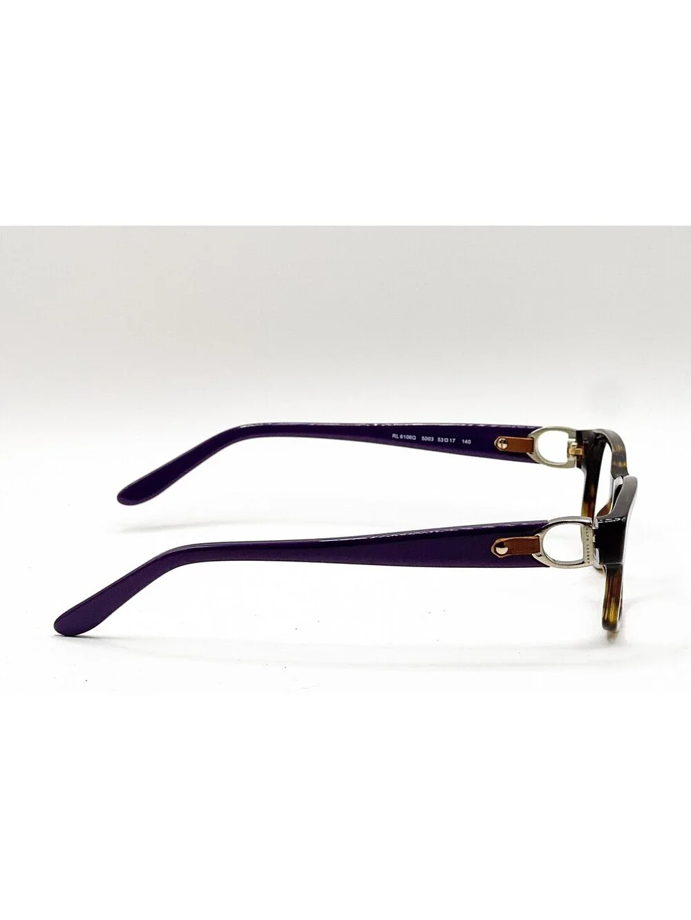 Ralph Lauren RL 6106Q 5003 Dark Havana Full Rim Authentic Eyeglass Frames 53-17
