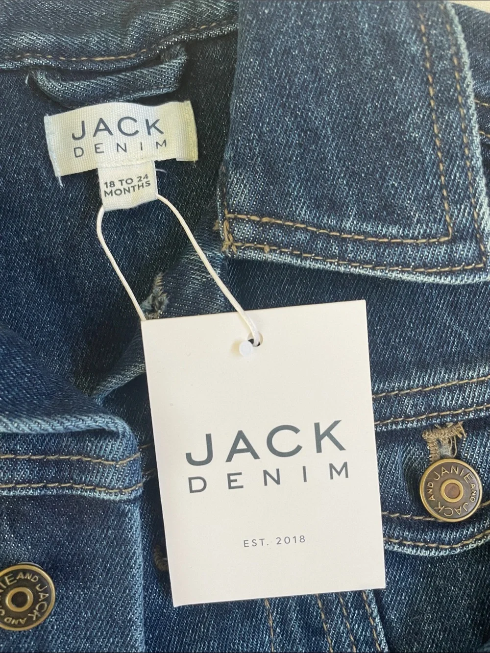 Janie and Jack classic denim