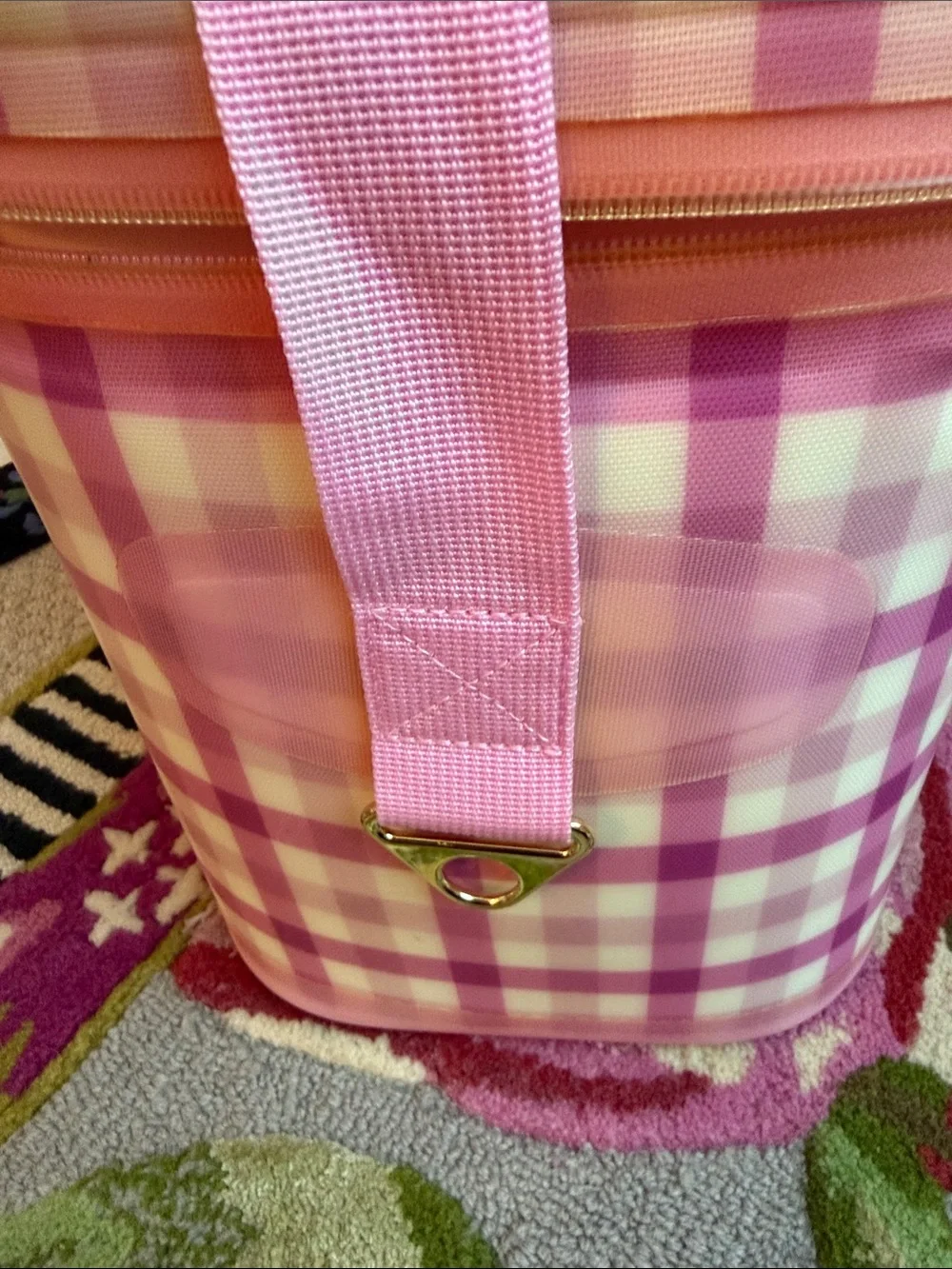 Stoney Clover Lane pink gingham