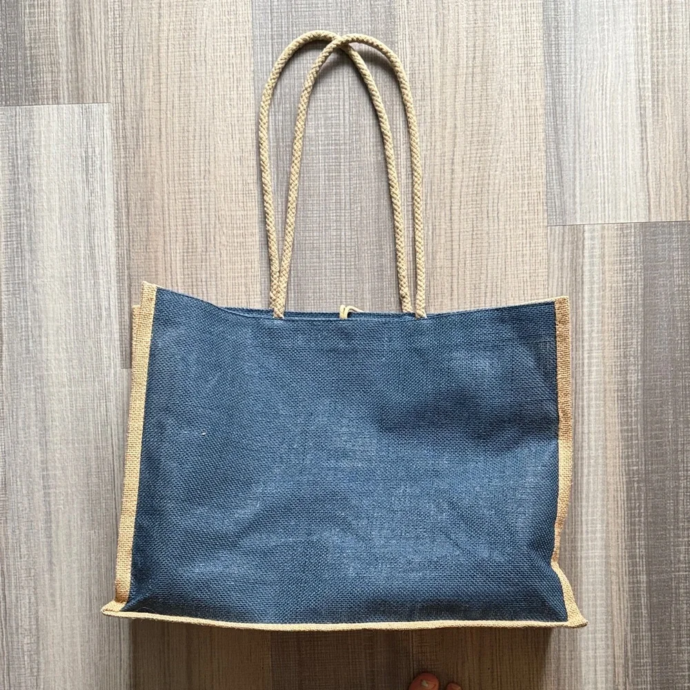 Marriott Resort Blue and Tan Tote Bag