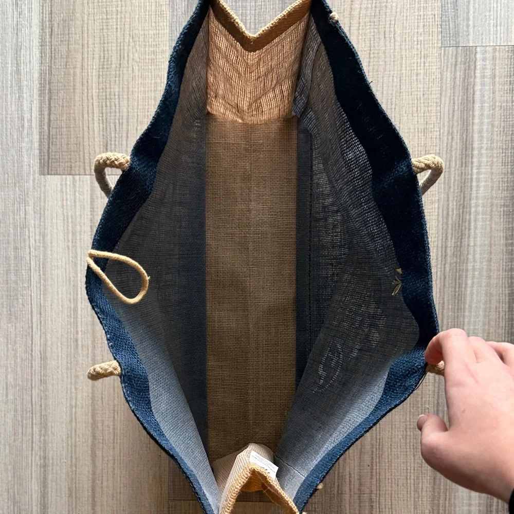 Marriott Resort Blue and Tan Tote Bag