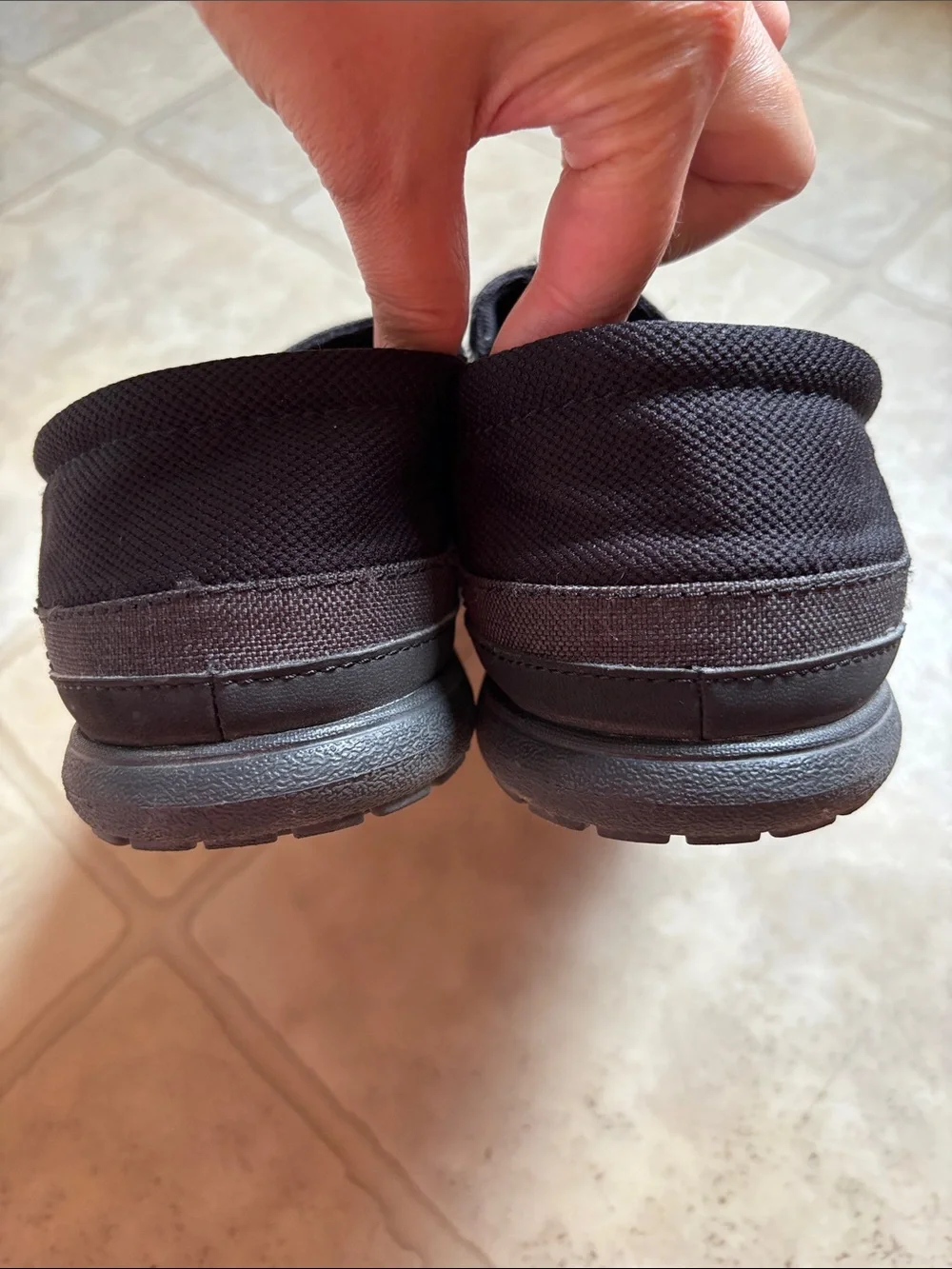 Crocs Black Santa Cruz Playa | Dual Comfort Slip On Loafers | Men's 11 #204835