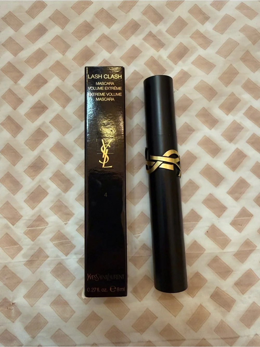 Yves Saint Laurent Lash Clash Mascara — Electric Blue Packaging with Black Tube