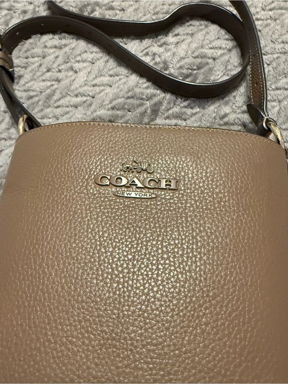 Coach crossbody pebbled