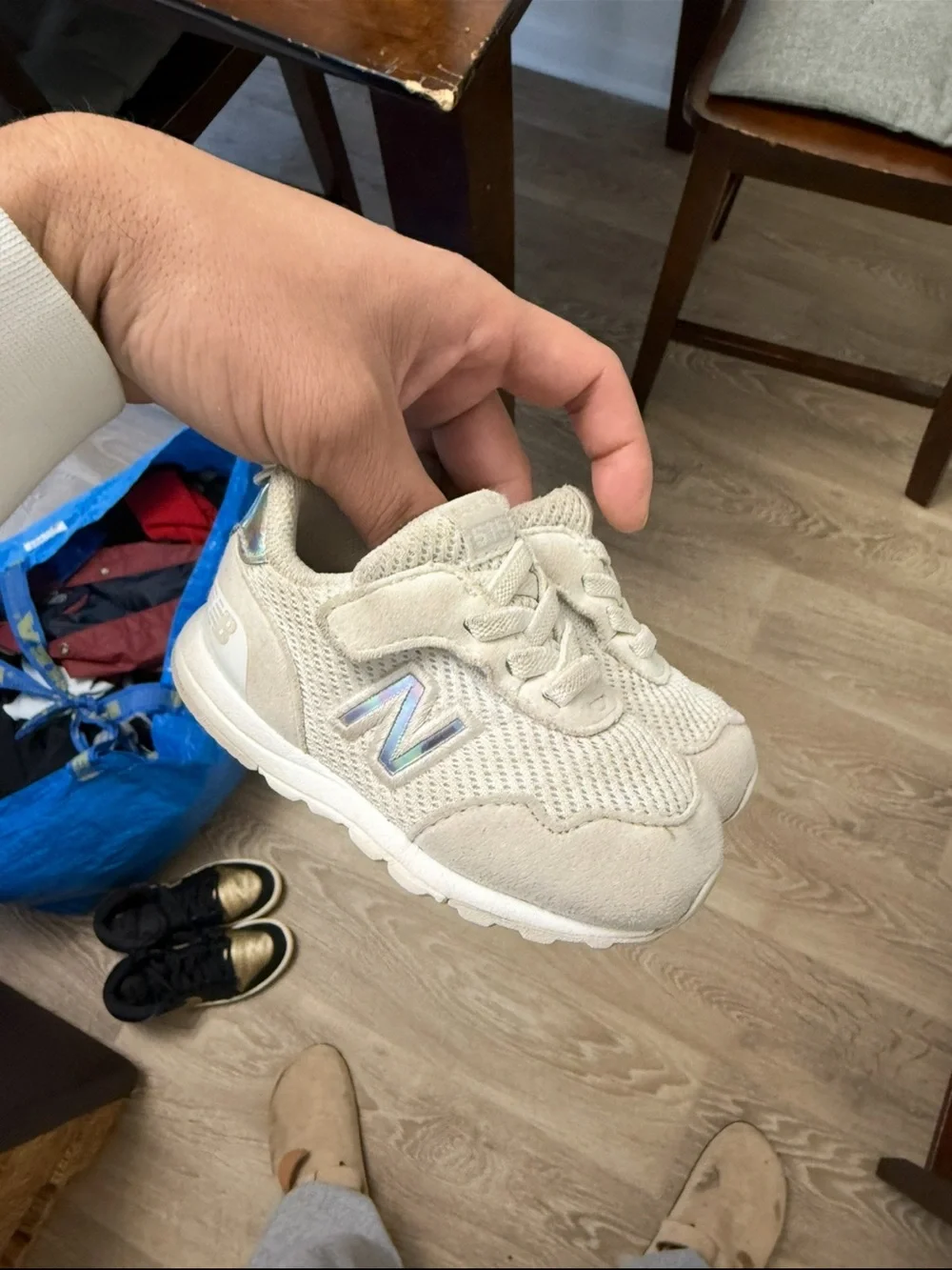 New Balance light beige