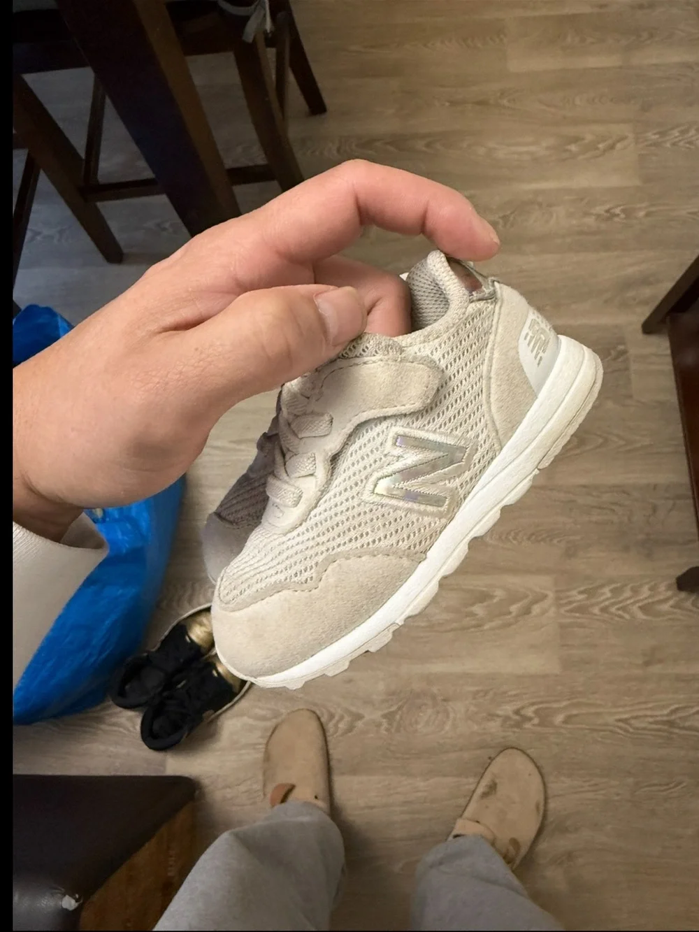 New Balance light beige