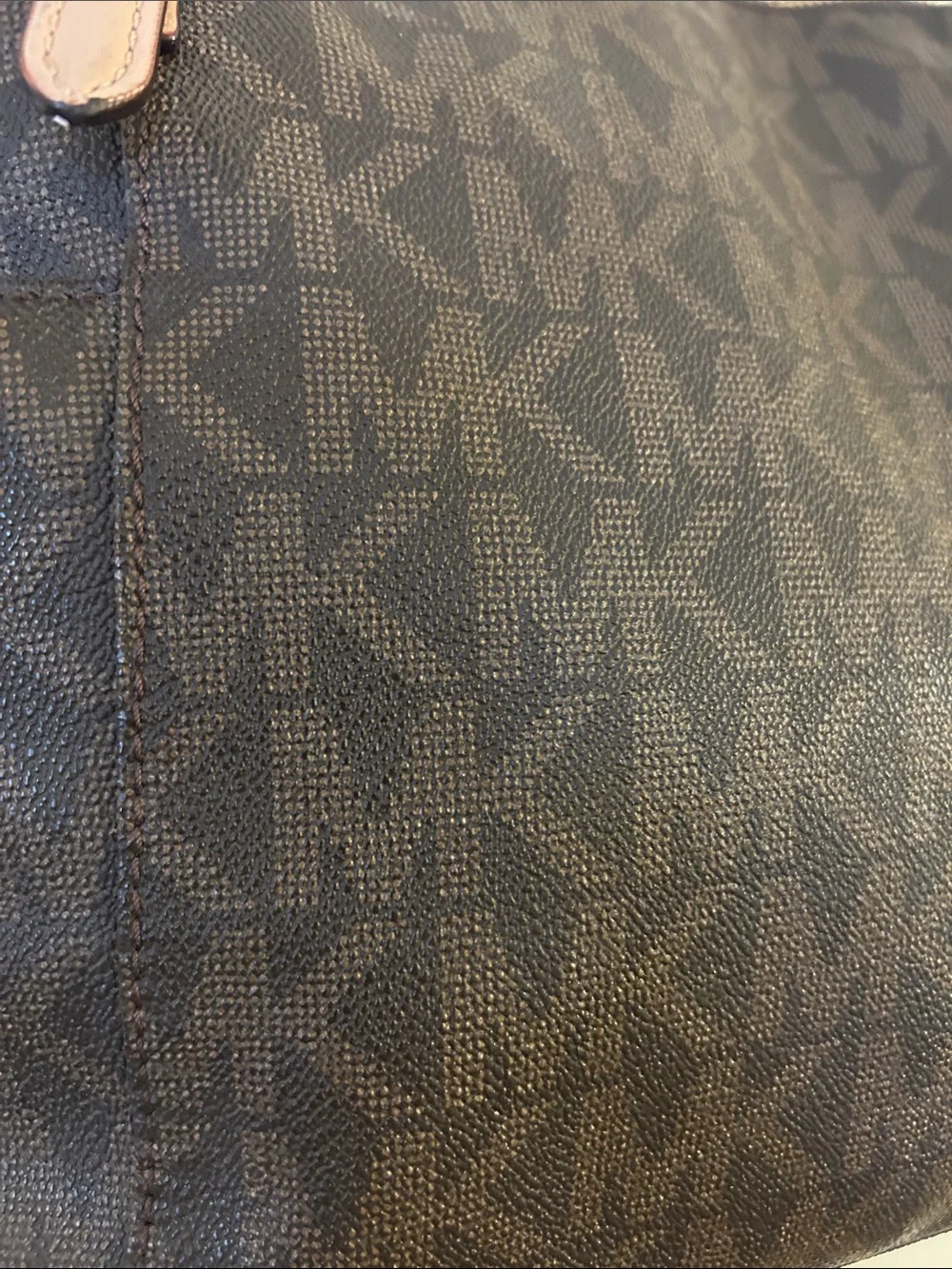 MICHAEL Michael Kors Jet Set East West Tote Signature Monogram Canvas E-1306