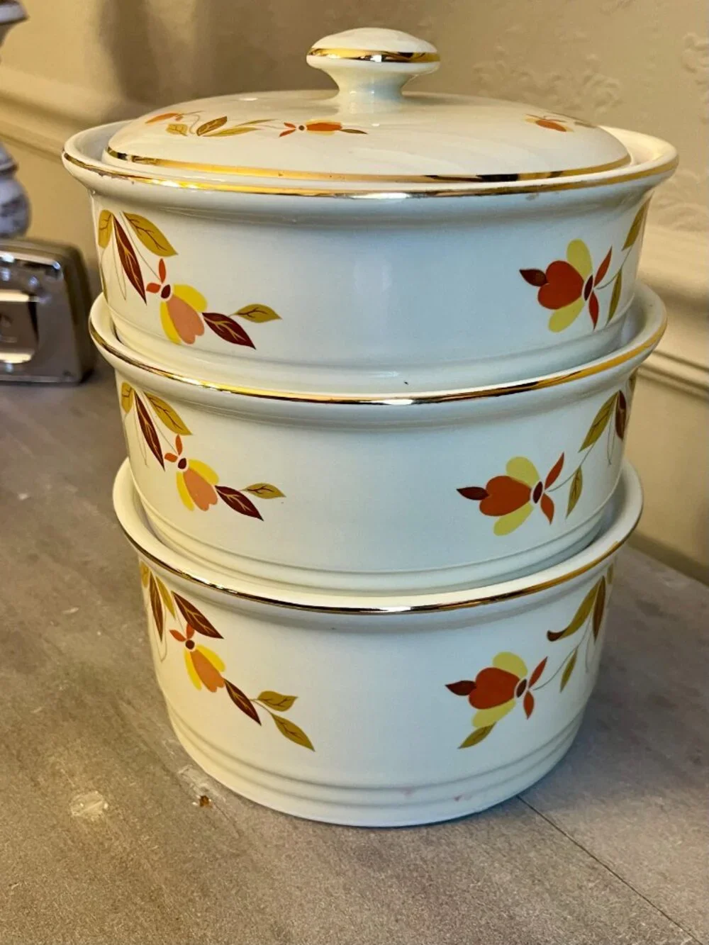 Vintage Hall’s Jewel Tea Autumn Leaf 