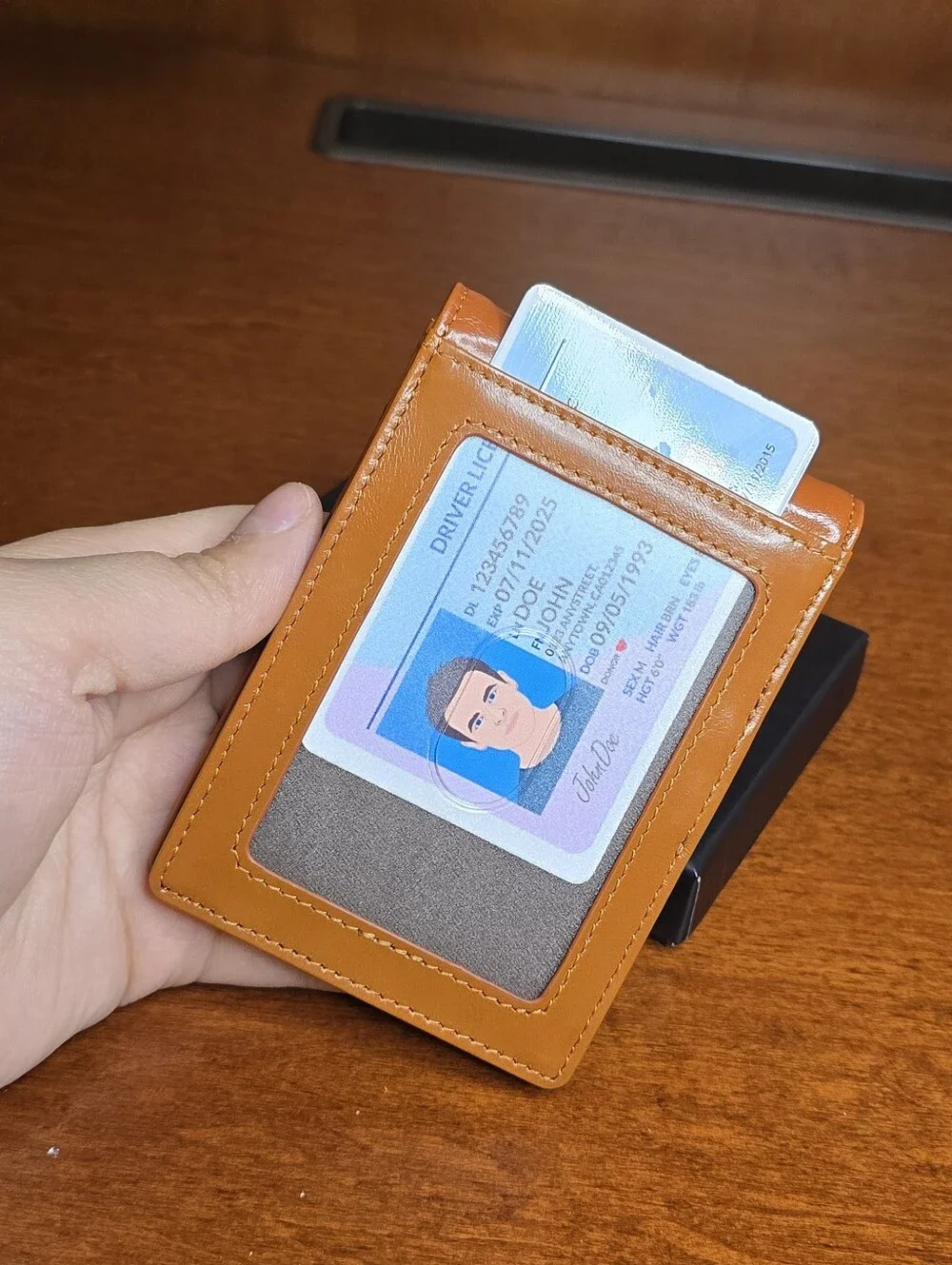 Genuine Leather Wallet | 11 Card Slots | Money Clip | Gift Box